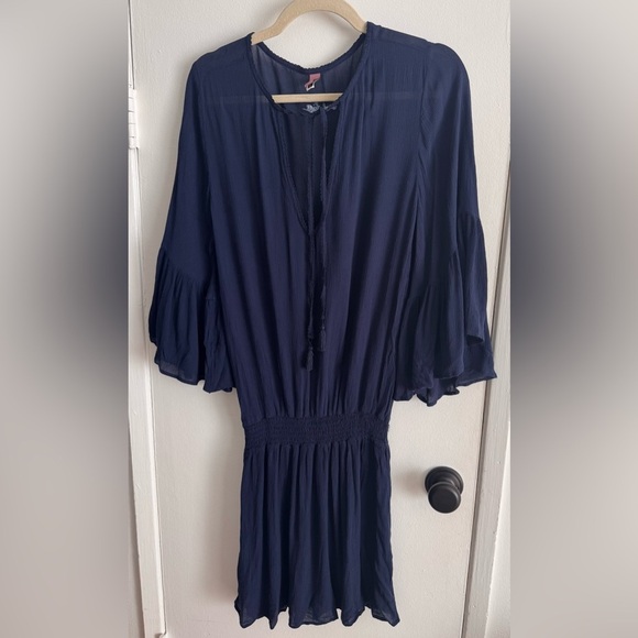 Maaji Navy Sugar Sizzle Dress Swim Coverup Size Large - Picture 2 of 10